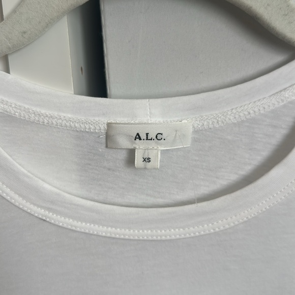 New! A.L.C. Kati puff sleeve white tee XS - Picture 7 of 9